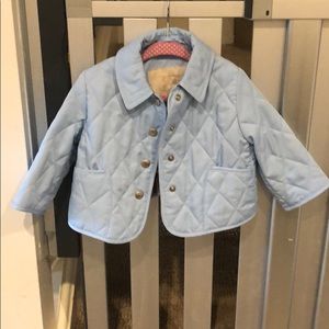Burberry jacket size 3-6 months